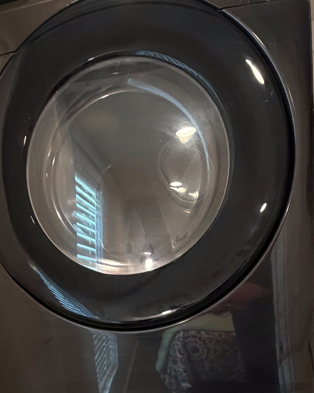 Stacked washer and dryer